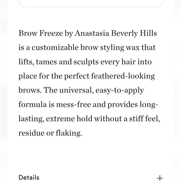 Anastasia Beverly Hills Brow Freeze Brow Styling Wax - Picture 12 of 12